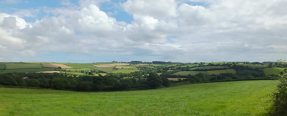 Views over the Parish of Tywardreath and Par